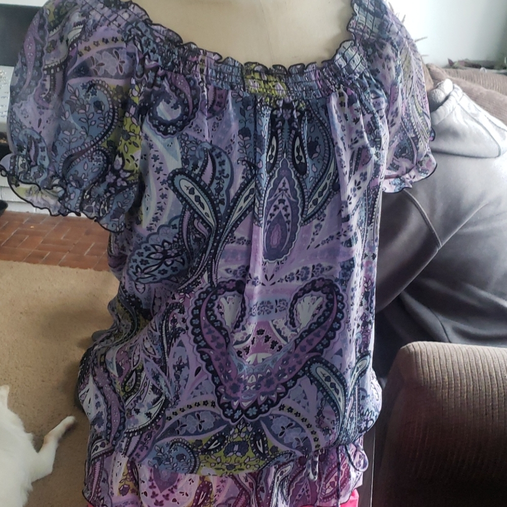 Sheer blouse